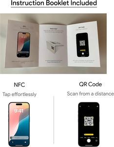 Support d'affichage de code QR personnalisé avec puce NFC sans contact, carte cadeau Google Play, avis Google, support de code QR, panneau d'affichage - Product Image 5