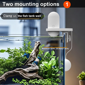 Distributeur de nourriture intelligent pour poissons avec caméra, contrôle à distance par application, alimentation programmée pour aquariums - Product Image 3