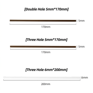 Hot <b>Drink</b> <b>Straws</b> Heat Resistant Eco Friendly Biodegradable Disposable Three Hole Thin <b>Straws</b> <b>for</b> Hot Coffee Milk Tea Beverages - Product Image 4