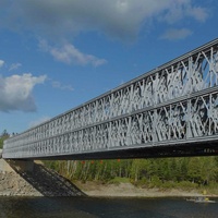 Pannello Traliccio Bailey Bridge 321 a Fila Singola e Strato Singolo con Cordoni Rinforzati