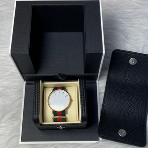High-End Leather <b>Waterproof</b> Custom Logo Luxury Single Watch Case <b>Box</b> Manufacturer Watch Gift Packaging <b>Box</b> for Watch - Product Image 4