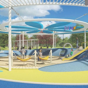 Juego de Juegos Infantiles con Temática Marina, Sin Motor, con Tobogán de Acero, Escalada y Columpio, para Parques de Diversiones al Aire Libre, Gran Venta 2026 - Product Image 3