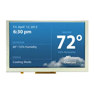 Anpassung hohe Helligkeit 800*480 Auflösung 5 Zoll Touchscreen ips tft lcd Anzeige modul