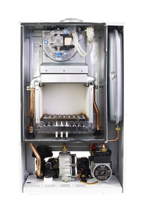 Caldera montada en <span class=keywords><strong>la</strong></span> pared gris oscuro de 20KW, sistema de calefacción por suelo radiante doméstico, intercambiador de calor de Gas Natural, calentadores de agua a Gas - Product Image 6