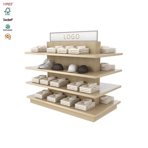 Venta al por menor <span class=keywords><strong>de</strong></span> accesorios <span class=keywords><strong>de</strong></span> tela <span class=keywords><strong>de</strong></span> madera <span class=keywords><strong>de</strong></span> múltiples capas <span class=keywords><strong>de</strong></span> doble cara <span class=keywords><strong>de</strong></span> 4 niveles soporte <span class=keywords><strong>de</strong></span> exhibición <span class=keywords><strong>de</strong></span> mesa <span class=keywords><strong>de</strong></span> góndola central para tiendas - Product Image 4
