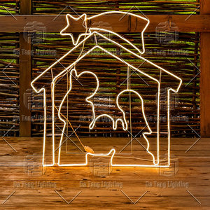 Guirlandes lumineuses LED pour crèche de Noël, décoration extérieure pour jardin, vente en gros - Product Image 3