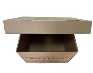 Logotipo personalizado impresso reciclável papelão armazenamento caixa arquivo caixa com tampa
