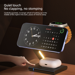 โคมไฟ LED อัจฉริยะ 3-in-1 อลูมิเนียมอัลลอย พับได้ พกพาสะดวก ชาร์จเร็ว 10W/15W ที่ชาร์จไร้สาย รับประกัน 24 เดือน แข็งแรงทนทาน - Product Image 6