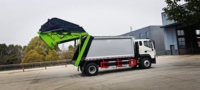 Camion à ordures compacteuses FOTON 4x2 avec benne de 15 m³ équipé d'un moteur WeiChai 240 CV