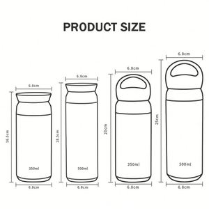 Spill Proof Warm Modern Drinkware Flask Hot Cup Screw Lid <b>Infuser</b> Etch Coffee Sports <b>Mug</b> - Product Image 3