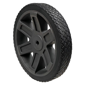 10-Inch <b>Plastic</b> <b>Wheel</b> Solid Tire For Lawnmower Wear Resistant Corrosion Resistant Sturdy Durable Tool Vehicle Use - Product Image 1