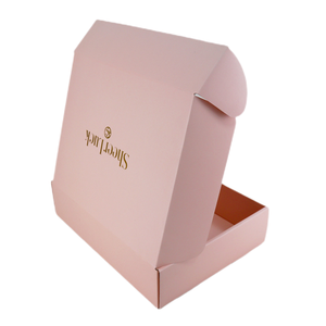 カスタムプリント段ボール段ボール包装箱ピンク化粧品セット化粧品ジュエリースキンケア出荷メーラーボックスロゴ付き - Product Image 6