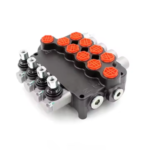 วาล์วควบคุมการไหลแบบแมนนวลและไฟฟ้า รุ่น P80-G34-G12, วาล์วไฮดรอลิกแบบ 4 สปูล, ชิ้นส่วนไฮดรอลิกที่ปรับแต่งได้พร้อม OEM - Product Image 1