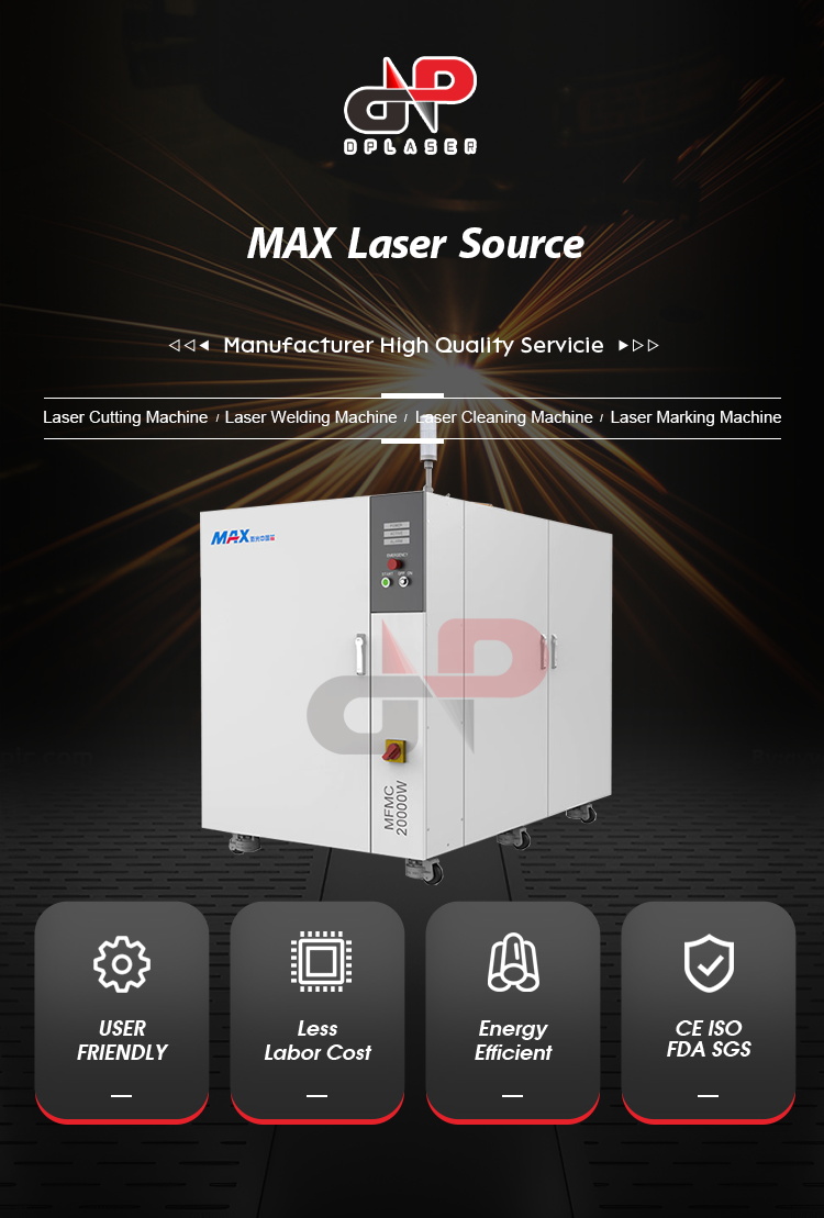 20000W Max Photonics Fiber Laser Source for Metal Cutting