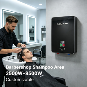 <span class=keywords><strong>Chauffe</strong></span>-<span class=keywords><strong>eau</strong></span> électrique instantané mural HAILIJING 5500W avec écran tactile, classe IPX4, vente en gros OEM - Product Image 4