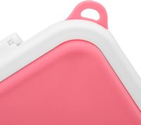 Boîte à sandwich en silicone sans BPA avec fermeture à clipser, réutilisable pour le déjeuner
