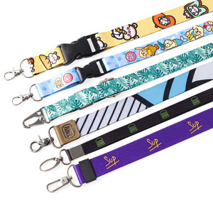 Custom Bulk Key ID Badge Holder Anime Sublimation <b>Lanyards</b> - Product Image 1