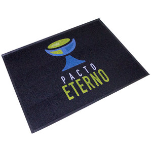 Tapis personnalisé en PVC épais avec logo antidérapant Tapis de porte d'<span class=keywords><strong>entrée</strong></span> extérieur Spaghetti Welcome Design Hotel Lavable Foam Printing - Product Image 6