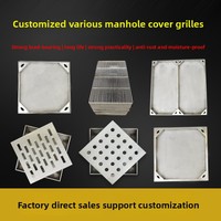 Grilles de drainage carrées invisibles en acier inoxydable 304 modernes de Chine en gros, en stock, pour caniveaux et eaux pluviales