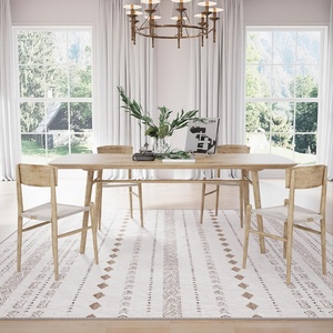 Alfombras <span class=keywords><strong>de</strong></span> imitación <span class=keywords><strong>de</strong></span> cachemira fáciles <span class=keywords><strong>de</strong></span> limpiar, alfombras estampadas con patrones geométricos, alfombras <span class=keywords><strong>para</strong></span> sala <span class=keywords><strong>de</strong></span> estar, dormitorio, <span class=keywords><strong>para</strong></span> niños - Product Image 6