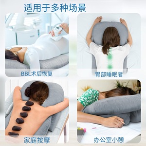 U Shape Retinal Surgery Pillow Gray Eye Positioning Support Post Vitrectomy Sleeping Cushion for Adults - Product Image 4