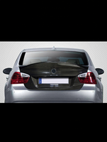 جناح خلفي من ألياف الكربون من RYAO لسيارات BMW الفئة 3 E90 2006-2008 باللون الأسود، متوافق بنسبة 100٪ مع السيارة، حالة جديدة، يشمل البراغي