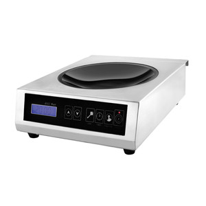 Table de cuisson à induction pour wok 3000 Watt, commande numérique, usage commercial - Product Image 1