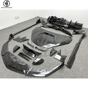 Kit carrosserie en fibre de carbone forgée style MSY pour Lamborghini Revuelto 2014-2018 : pare-chocs, capot, diffuseur, spoiler - Product Image 6