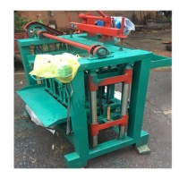 Nouvelle petite machine automatique à briques de ciment, machine à fabriquer des blocs creux pour usine de fabrication avec contrôle facile 220v/380v