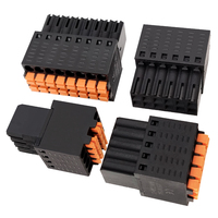 Connecteur enfichable pas de 2,54 mm - Bornier compact double rangée pour PCB - Type à ressort femelle à insertion rapide