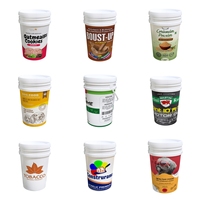 Ember Plastik PP 20L Food Grade, Desain Sempit, Dapat Ditumpuk, untuk Penyimpanan Bahan Kimia Industri dan Pertanian