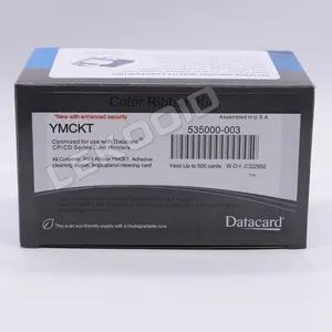 100% המקורי 535000-003 סרט צבע Yymcko סרט, cp40 עבור datacard cd800