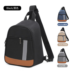 Simple Cycling Lunch Bag Thickened Insulated Shoulder Crossbody Oxford Cloth Outdoor Bento Bag - Product Image 1