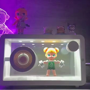 New thủy tinh trong suốt DIY RGB màu xanh răng không dây Ánh Sáng loa siêu trầm Loa ngoài trời nhà máy tính để bàn đêm - Product Image 2