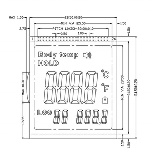 Icd Pantalla de mano láser infrarrojos medidor de temperatura <span class=keywords><strong>arma</strong></span> comprar en línea de china - Product Image 2