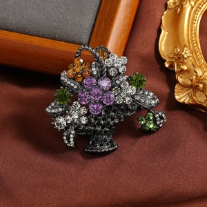 Broche de Diseño Floral Barroco de Lujo para Hombre y Mujer, Regalo Sorpresa para Parejas en Bodas y Festivales - Product Image 6
