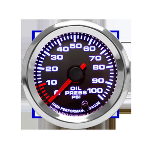 Oil Pressure Gauge 2-Inch 0-100 PSI Universal Electronic High Performance For <b>Modified</b> Cars - Product Image 3