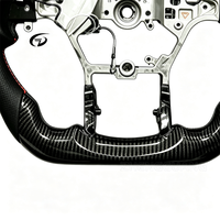 Volant personnalisé en fibre de carbone avec LED pour Toyota Innova Hilux Revo Fortuner 2014 2015 2016 2017 2018 2019 Sport