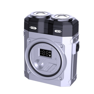 Rasoir électrique double tête pour hommes avec écran LED, entièrement lavable, étanche IPX7, à double lame - Product Image 1