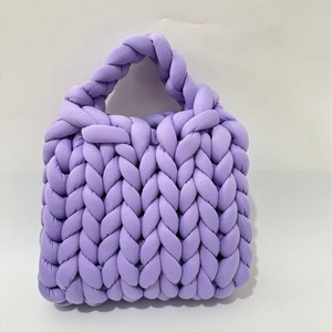 2025 baru wanita buatan tangan tenun poliester merajut tas dompet tas tangan merajut tas Clutch - Product Image 4