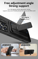 Nouvel Étui de Luxe Magnétique en Cuir PU Effet Agneau 2025 pour iPhone 17 Pro Max avec Porte-Cartes, Support, Antichoc, Portefeuille Rabattable, RFID, Élégant