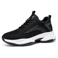 Chaussures de sport pour hommes avec intérieur invisible Chaussures en maille augmentant la hauteur pour hommes Nouveaux styles Chaussures de sport Baskets