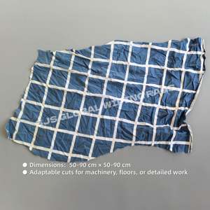 Trapos de Limpieza Industriales de Algodón 100% de Baja Pelusación, Paquete de 25 KG, Colores Surtidos, Trapos de Lona Marina para Limpieza - Product Image 3