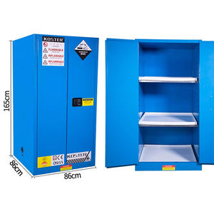 2 שכבה ארון מעבדה חסין בפני פיצוץ שכבה עם חומצה מדף מתכווננת ואלון גלון אלקלי - Product Image 5