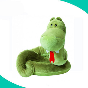 Venta al por mayor de China fábrica personalizada suave serpiente de peluche animal de peluche serpiente verde de juguete - Product Image 3