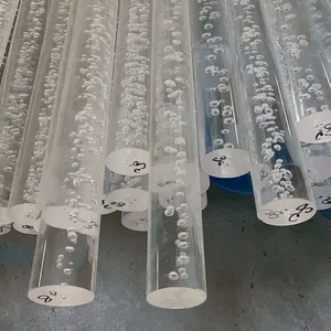 Manufacturer clear/colorful Acrylic P MMA plastic rod/bar 10mm diameter virgin material good performance easy to process