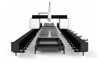 Machine de découpe laser à six axes Hoysook 12KW pour poutres en H, haute précision, machine de découpe laser à fibre CNC pour acier en forme de H