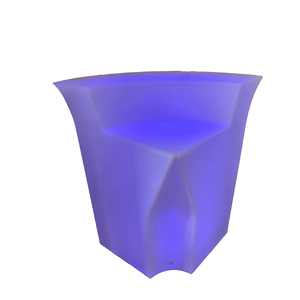 Portable <strong>Bar</strong> Counter Plastic Corner Counter for Nightclub Coffee Modern Designs Commercial Furniture Led Glowing Counter Table - Product Image 4