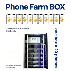 S10 Phone Farm 20 Port Ush Hub with Rack Placa Base Del Telfono Mvil Placas Box Farm 20 Phone Mobile Phone Farm Box <strong>pixel</strong> 6 Pro - Product Image 4