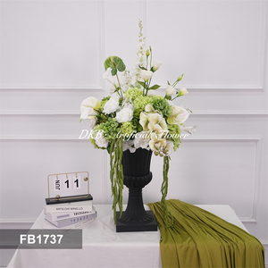 DKB Artificial Flowers Oem Luxury Silk Rose Flower Balls Wedding Centerpieces Table Decorations Flower Ball Centerpieces - Product Image 3